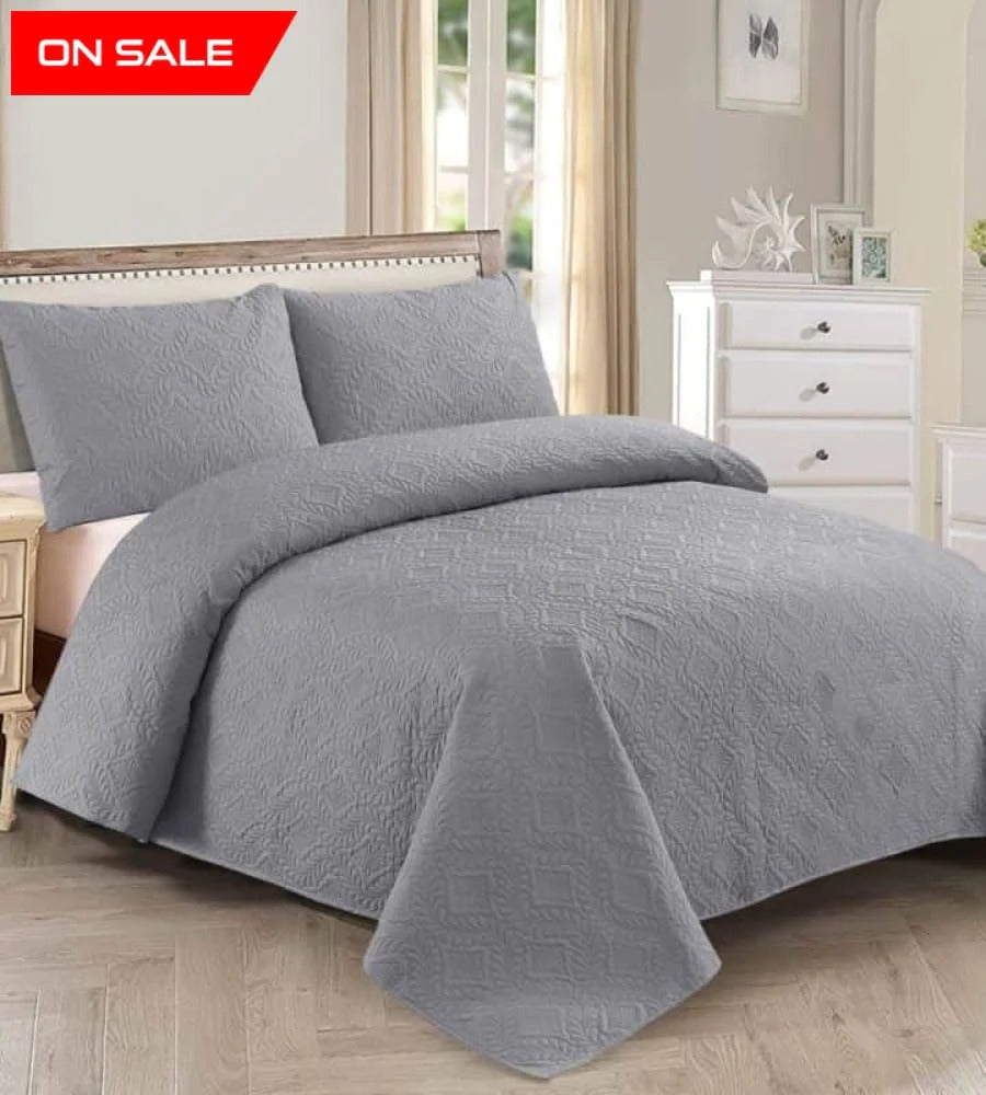 imgi 71 grey bedspread set 3 pcs d b07 quilts comforters 396 a1a5183f 2fb2 4ba8 8824 9012ff48dd61