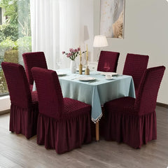 TurkishDiningChairCoverMaroon